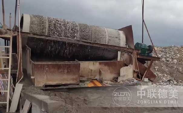 无轴砂石分离筛